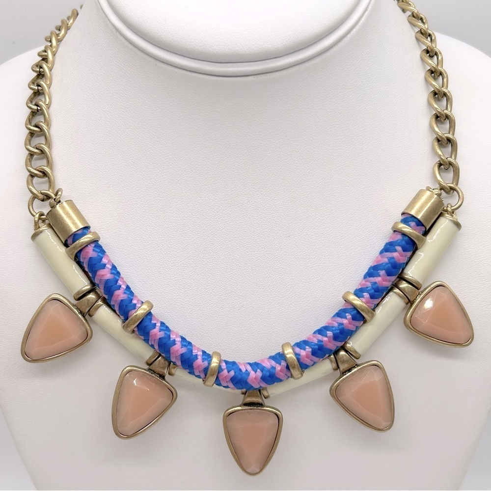 J. Crew Jeweled Rope Necklace